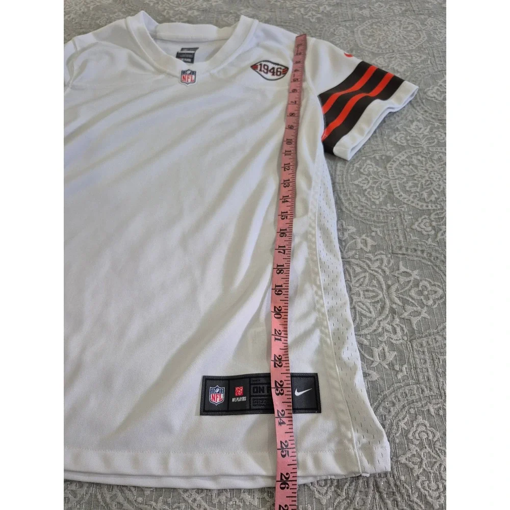 Nike Cleveland Browns 1946‎ Anniversary Jersey Womens Large White NFL Football